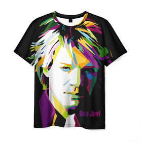 Мужская футболка 3D с принтом Jon Bon Jovi в городе Новоалтайск, 100% полиэфир | прямой крой, круглый вырез горловины, длина до линии бедер | bon jovi | jon bon jovi | актер | американская | американский | вокалист | гитарист | джон фрэнсис бонджови | искусство | лидер | лунный свет и валентино | маленький город | младший | молодые стрелки 2