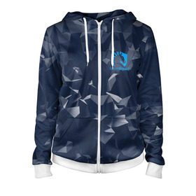 Женская толстовка 3D на молнии с принтом Team Liquid Uniform в городе Новоалтайск, 100% полиэстер | длина до линии бедра, манжеты и пояс оформлены мягкой тканевой резинкой, двухслойный капюшон со шнурком для регулировки, спереди молния, по бокам два кармана | dota | dota 2 | rpg | support | team | team liquid | дизайн | дота | игры | известные | киберспорт | логотип | спорт | униформа | эмблема
