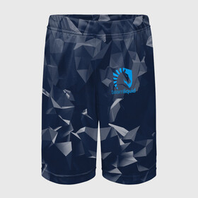 Детские спортивные шорты 3D с принтом TEAM LIQUID | ТИМ ЛИКВИД в городе Новоалтайск,  100% полиэстер
 | пояс оформлен широкой мягкой резинкой, ткань тянется
 | dota | dota 2 | rpg | support | team | team liquid | дизайн | дота | игры | известные | киберспорт | логотип | спорт | униформа | эмблема