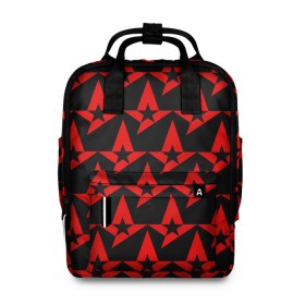 Женский рюкзак 3D с принтом Astralis cyber sport 2018 в городе Новоалтайск, 100% полиэстер | лямки с регулируемой длиной, сверху ручки, чтобы рюкзак нести как сумку. Основное отделение закрывается на молнию, как и внешний карман. Внутри два дополнительных кармана, один из которых закрывается на молнию. По бокам два дополнительных кармашка, куда поместится маленькая бутылочка
 | astralis | awp | counter strike | game | skin | авп | игры | скин | текстуры
