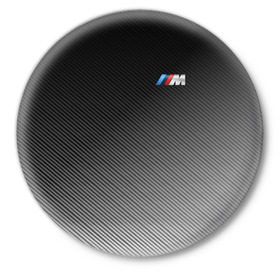 Значок с принтом BMW M CARBON в городе Новоалтайск,  металл | круглая форма, металлическая застежка в виде булавки | bmw | автомобиль | автомобильные | бмв | машины
