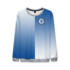 Мужской свитшот 3D с принтом Chelsea Uniform в городе Новоалтайск, 100% полиэстер с мягким внутренним слоем | круглый вырез горловины, мягкая резинка на манжетах и поясе, свободная посадка по фигуре | Тематика изображения на принте: chelsea | emirates | fc | абстракция | геометрия | зож | клуб | линии | мода | модные | мяч | спорт | спортивные | стиль | тренды | флаг россии | футбол | футбольный клуб | челси | экстрим | эмблема
