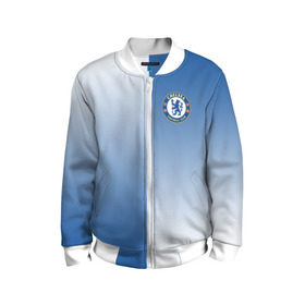 Детский бомбер 3D с принтом Chelsea Uniform в городе Новоалтайск, 100% полиэстер | застегивается на молнию, по бокам два кармана без застежек, мягкие манжеты, по низу бомбера и на воротнике — эластичная резинка | Тематика изображения на принте: chelsea | emirates | fc | абстракция | геометрия | зож | клуб | линии | мода | модные | мяч | спорт | спортивные | стиль | тренды | флаг россии | футбол | футбольный клуб | челси | экстрим | эмблема