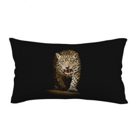 Подушка 3D антистресс с принтом Leopard в городе Новоалтайск, наволочка — 100% полиэстер, наполнитель — вспененный полистирол | состоит из подушки и наволочки на молнии | дикая кошка | зверь | клыки | кот | леопард | оскал | пантера | природа | хищник | ягуар