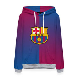 Женская толстовка 3D с принтом FC Barca 2018 Reverse в городе Новоалтайск, 100% полиэстер  | двухслойный капюшон со шнурком для регулировки, мягкие манжеты на рукавах и по низу толстовки, спереди карман-кенгуру с мягким внутренним слоем. | fc | fc barcelona | fcb | fly emirates | ronaldo | абстракция | барселона | геометрия | зож | клуб | линии | месси | модные | мяч | реал мадрид | спорт | спортивные | тренды | футбол | футбольный клуб | эмблема