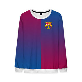 Мужской свитшот 3D с принтом FC Barca 2018 Reverse в городе Новоалтайск, 100% полиэстер с мягким внутренним слоем | круглый вырез горловины, мягкая резинка на манжетах и поясе, свободная посадка по фигуре | Тематика изображения на принте: fc | fc barcelona | fcb | fly emirates | ronaldo | абстракция | барселона | геометрия | зож | клуб | линии | месси | модные | мяч | реал мадрид | спорт | спортивные | тренды | футбол | футбольный клуб | эмблема