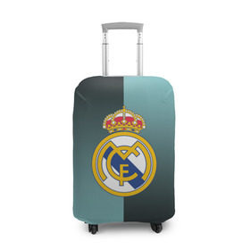 Чехол для чемодана 3D с принтом Real Madrid 2018 Reverse в городе Новоалтайск, 86% полиэфир, 14% спандекс | двустороннее нанесение принта, прорези для ручек и колес | emirates | fc | real madrid | реал мадрид | футбольный клуб | эмблема