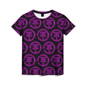 Женская футболка 3D с принтом TOKIO HOTEL 2018 LOGO BAND в городе Новоалтайск, 100% полиэфир ( синтетическое хлопкоподобное полотно) | прямой крой, круглый вырез горловины, длина до линии бедер | logo | music | pop | rock | tokio hotel | альтернатива | германия | металл | музыка | музыкальный | поп | рок