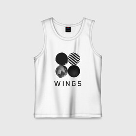Детская майка хлопок с принтом BTS wings в городе Новоалтайск,  |  | bangtan boys | bts | bts army | бантаны бтс