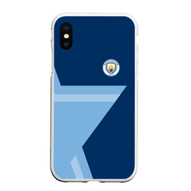 Чехол для iPhone XS Max матовый с принтом F C M C 2018 STAR в городе Новоалтайск, Силикон | Область печати: задняя сторона чехла, без боковых панелей | Тематика изображения на принте: fc | manchester city | манчестер сити | спорт | спортивные | фк | футбол | футбольный клуб
