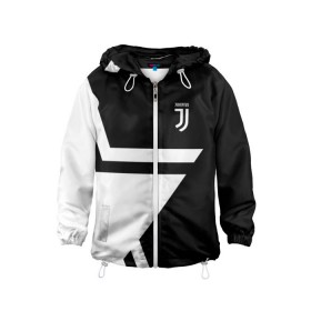 Детская ветровка 3D с принтом Juventus 2018 STAR в городе Новоалтайск, 100% полиэстер | подол и капюшон оформлены резинкой с фиксаторами, по бокам два кармана без застежек, один потайной карман на груди | fc | juventus | спорт | спортивные | фк | футбол | футбольный клуб | ювентус