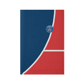 Обложка для паспорта матовая кожа с принтом PSG LOGO в городе Новоалтайск, натуральная матовая кожа | размер 19,3 х 13,7 см; прозрачные пластиковые крепления | fc | fly emirates | paris | psg | лого | париж | псж | спорт | спортивные | фк | футбольный клуб