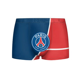 Мужские трусы 3D с принтом PSG LOGO в городе Новоалтайск, 50% хлопок, 50% полиэстер | классическая посадка, на поясе мягкая тканевая резинка | fc | fly emirates | paris | psg | лого | париж | псж | спорт | спортивные | фк | футбольный клуб
