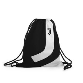 Рюкзак-мешок 3D с принтом Juventus 2018 Original в городе Новоалтайск, 100% полиэстер | плотность ткани — 200 г/м2, размер — 35 х 45 см; лямки — толстые шнурки, застежка на шнуровке, без карманов и подкладки | fc | fly emirates | лого | париж | спорт | спортивные | фк | футбольный клуб