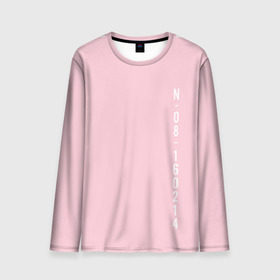 Мужской лонгслив 3D с принтом BTS SAVE ME JUNGKOOK _pink в городе Новоалтайск, 100% полиэстер | длинные рукава, круглый вырез горловины, полуприлегающий силуэт | bangtan boys | bts | бантаны бтс