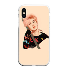 Чехол для iPhone XS Max матовый с принтом BTS_Jimin_5 в городе Новоалтайск, Силикон | Область печати: задняя сторона чехла, без боковых панелей | Тематика изображения на принте: bangtan boys | bts | бантаны бтс
