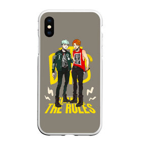 Чехол для iPhone XS Max матовый с принтом Change the rules _bts в городе Новоалтайск, Силикон | Область печати: задняя сторона чехла, без боковых панелей | Тематика изображения на принте: bangtan boys | bts | бантаны бтс
