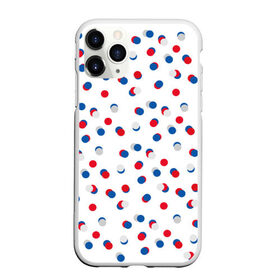 Чехол для iPhone 11 Pro Max матовый с принтом В горошек в городе Новоалтайск, Силикон |  | горошек | триколор  