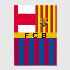 Постер с принтом FC Barcelona в городе Новоалтайск, 100% бумага
 | бумага, плотность 150 мг. Матовая, но за счет высокого коэффициента гладкости имеет небольшой блеск и дает на свету блики, но в отличии от глянцевой бумаги не покрыта лаком | barcelona | football | logo | spain | sport | арт | барселона | испания | лига | лого | спорт | текстура | фк | футбол | футбольный клуб | эмблема