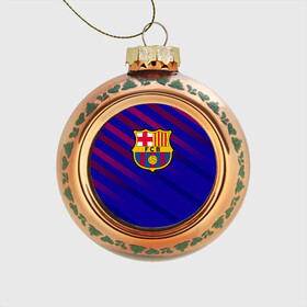 Стеклянный ёлочный шар с принтом FC Barcelona в городе Новоалтайск, Стекло | Диаметр: 80 мм | barcelona | football | logo | spain | sport | арт | барселона | испания | лига | лого | спорт | текстура | фк | футбол | футбольный клуб | эмблема