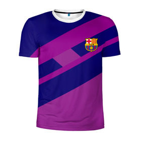 Мужская футболка 3D спортивная с принтом FC Barcelona в городе Новоалтайск, 100% полиэстер с улучшенными характеристиками | приталенный силуэт, круглая горловина, широкие плечи, сужается к линии бедра | barcelona | football | logo | spain | sport | арт | барселона | испания | лига | лого | спорт | текстура | фк | футбол | футбольный клуб | эмблема