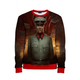 Детский свитшот 3D с принтом Wolfenstein в городе Новоалтайск, 100% полиэстер | свободная посадка, прямой крой, мягкая тканевая резинка на рукавах и понизу свитшота | Тематика изображения на принте: bj | castle | colossus | new order | old blood | wolfenstein | би джей | блаcковиц | блажкович | блацкович | вольфенштайн | вольфенштейн | вульфенштайн | вульфенштейн | уильям