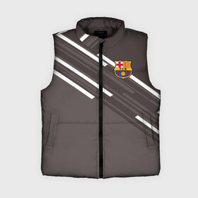 Женский жилет утепленный 3D с принтом ФК Барселона в городе Новоалтайск,  |  | barcelona | football | logo | spain | sport | арт | барселона | испания | лига | лого | спорт | текстура | фк | футбол | футбольный клуб | эмблема