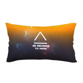 Подушка 3D антистресс с принтом 30 SECONDS TO MARS SPACE STYLE в городе Новоалтайск, наволочка — 100% полиэстер, наполнитель — вспененный полистирол | состоит из подушки и наволочки на молнии | 