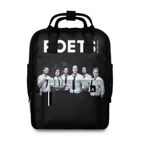 Женский рюкзак 3D с принтом Poets of the Fall в городе Новоалтайск, 100% полиэстер | лямки с регулируемой длиной, сверху ручки, чтобы рюкзак нести как сумку. Основное отделение закрывается на молнию, как и внешний карман. Внутри два дополнительных кармана, один из которых закрывается на молнию. По бокам два дополнительных кармашка, куда поместится маленькая бутылочка
 | a fan | alternative ro | finland | finnish rock band | music | poets of the fall | rock | альтернативный рок | инди рок | марко сааресто | маркус каарлонен | музыка | олли тукиайнен | пост гранж | поэты осени | рок | симфонический рок