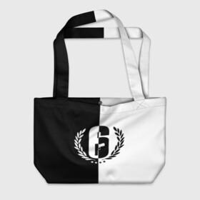 Пляжная сумка 3D с принтом RAINBOW SIX SIEGE | РАДУГА 6 ОСАДА | R6S в городе Новоалтайск, 100% полиэстер | застегивается на металлическую кнопку; внутренний карман застегивается на молнию. Стенки укреплены специальным мягким материалом, чтобы защитить содержимое от несильных ударов
 | rainbow | rainbow six | siege | six | игры | шутер