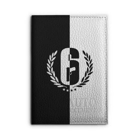 Обложка для автодокументов с принтом RAINBOW SIX SIEGE в городе Новоалтайск, натуральная кожа |  размер 19,9*13 см; внутри 4 больших “конверта” для документов и один маленький отдел — туда идеально встанут права | rainbow | rainbow six | siege | six | игры | шутер