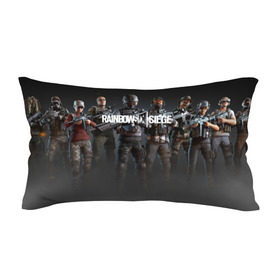 Подушка 3D антистресс с принтом RAINBOW SIX SIEGE в городе Новоалтайск, наволочка — 100% полиэстер, наполнитель — вспененный полистирол | состоит из подушки и наволочки на молнии | cybersport | esports | pro league | r6 | rainbow | rainbow six | siege | six | weapon | армия | боевик | военные | война | игры | киберспорт | логотип | модные | оперативники | оружие | радуга | черный белый | шутер