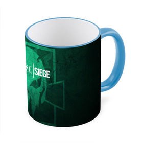 Кружка 3D с принтом RAINBOW SIX SIEGE в городе Новоалтайск, керамика | ёмкость 330 мл | cybersport | esports | pro league | r6 | rainbow | rainbow six | siege | six | weapon | армия | боевик | военные | война | игры | киберспорт | логотип | модные | оперативники | оружие | радуга | черный белый | шутер