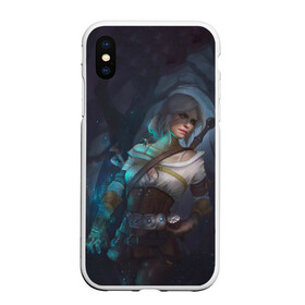 Чехол для iPhone XS Max матовый с принтом Цири в городе Новоалтайск, Силикон | Область печати: задняя сторона чехла, без боковых панелей | Тематика изображения на принте: wild hunt | witcher | ведьмак | геральд | дикая охота