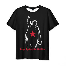 Мужская футболка 3D с принтом Rage Against the Machine в городе Новоалтайск, 100% полиэфир | прямой крой, круглый вырез горловины, длина до линии бедер | Тематика изображения на принте: rage against the machine | альтернативный | америка | американская рок группа | брэд уилк | жанр | зак де ла роча | калифорния | лос анджелес | метал | музыка | ню метал | рок | рэп метал | рэп рок | рэпкор | сша