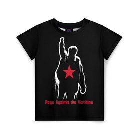 Детская футболка 3D с принтом Rage Against the Machine в городе Новоалтайск, 100% гипоаллергенный полиэфир | прямой крой, круглый вырез горловины, длина до линии бедер, чуть спущенное плечо, ткань немного тянется | rage against the machine | альтернативный | америка | американская рок группа | брэд уилк | жанр | зак де ла роча | калифорния | лос анджелес | метал | музыка | ню метал | рок | рэп метал | рэп рок | рэпкор | сша