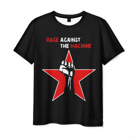 Мужская футболка 3D с принтом Rage Against the Machine в городе Новоалтайск, 100% полиэфир | прямой крой, круглый вырез горловины, длина до линии бедер | Тематика изображения на принте: rage against the machine | альтернативный | америка | американская рок группа | брэд уилк | жанр | зак де ла роча | калифорния | лос анджелес | метал | музыка | ню метал | рок | рэп метал | рэп рок | рэпкор | сша