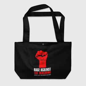 Пляжная сумка 3D с принтом Rage Against the Machine в городе Новоалтайск, 100% полиэстер | застегивается на металлическую кнопку; внутренний карман застегивается на молнию. Стенки укреплены специальным мягким материалом, чтобы защитить содержимое от несильных ударов
 | rage against the machine | альтернативный | америка | американская рок группа | брэд уилк | жанр | зак де ла роча | калифорния | лос анджелес | метал | музыка | ню метал | рок | рэп метал | рэп рок | рэпкор | сша