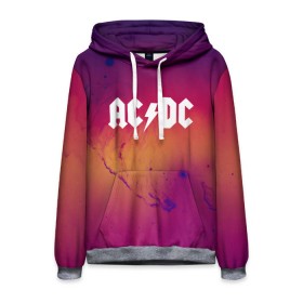 Мужская толстовка 3D с принтом AC DC COLLECTION SPACE EDITION в городе Новоалтайск, 100% полиэстер | двухслойный капюшон со шнурком для регулировки, мягкие манжеты на рукавах и по низу толстовки, спереди карман-кенгуру с мягким внутренним слоем. | Тематика изображения на принте: ac dc | logo | music | pop | rock | usa | альтернатива | металл | музыка | музыкальный | поп | рок
