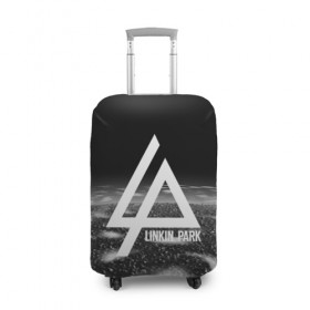 Чехол для чемодана 3D с принтом LINKIN PARK в городе Новоалтайск, 86% полиэфир, 14% спандекс | двустороннее нанесение принта, прорези для ручек и колес | linkin park | logo | music | pop | rock | альтернатива | металл | музыка | музыкальный | поп | рок | честер беннингтон