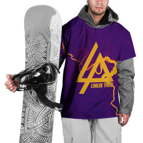 Накидка на куртку 3D с принтом LINKIN PARK в городе Новоалтайск, 100% полиэстер |  | linkin park | logo | music | pop | rock | альтернатива | металл | музыка | музыкальный | поп | рок | честер беннингтон