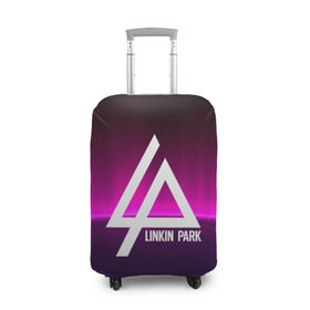 Чехол для чемодана 3D с принтом LINKIN PARK MUSIC в городе Новоалтайск, 86% полиэфир, 14% спандекс | двустороннее нанесение принта, прорези для ручек и колес | linkin park | logo | music | pop | rock | альтернатива | металл | музыка | музыкальный | поп | рок | честер беннингтон
