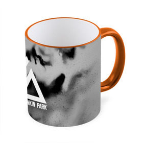 Кружка 3D с принтом LINKIN PARK GRAY ABSTRACT ROCK в городе Новоалтайск, керамика | ёмкость 330 мл | linkin park | logo | music | pop | rock | альтернатива | металл | музыка | музыкальный | поп | рок | честер беннингтон