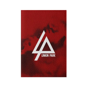 Обложка для паспорта матовая кожа с принтом LINKIN PARK COLOR RED MUSIC в городе Новоалтайск, натуральная матовая кожа | размер 19,3 х 13,7 см; прозрачные пластиковые крепления | linkin park | logo | music | pop | rock | альтернатива | металл | музыка | музыкальный | поп | рок | честер беннингтон