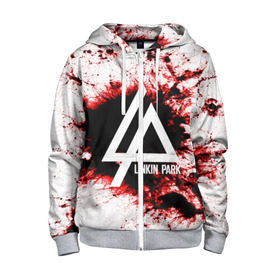 Детская толстовка 3D на молнии с принтом LINKIN PARK BLOOD COLLECTION в городе Новоалтайск, 100% полиэстер |  манжеты и пояс оформлены широкой мягкой резинкой, двухслойный капюшон со шнурком для регулировки, спереди карманы и застежка-молния
 | linkin park | logo | music | pop | rock | альтернатива | металл | музыка | музыкальный | поп | рок | честер беннингтон