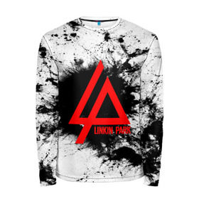Мужской лонгслив 3D с принтом LINKIN PARK SPRAY GRAY в городе Новоалтайск, 100% полиэстер | длинные рукава, круглый вырез горловины, полуприлегающий силуэт | linkin park | logo | music | pop | rock | альтернатива | металл | музыка | музыкальный | поп | рок | честер беннингтон