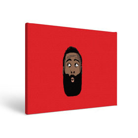 Холст прямоугольный с принтом James Harden в городе Новоалтайск, 100% ПВХ |  | 13 | fear the beard | houston rockets | mvp | nba | баскетбол | джеймс харден | нба | хьюстон рокетс
