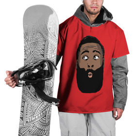 Накидка на куртку 3D с принтом James Harden в городе Новоалтайск, 100% полиэстер |  | 13 | fear the beard | houston rockets | mvp | nba | баскетбол | джеймс харден | нба | хьюстон рокетс