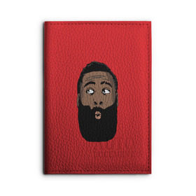 Обложка для автодокументов с принтом James Harden в городе Новоалтайск, натуральная кожа |  размер 19,9*13 см; внутри 4 больших “конверта” для документов и один маленький отдел — туда идеально встанут права | 13 | fear the beard | houston rockets | mvp | nba | баскетбол | джеймс харден | нба | хьюстон рокетс