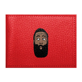 Обложка для студенческого билета с принтом James Harden в городе Новоалтайск, натуральная кожа | Размер: 11*8 см; Печать на всей внешней стороне | 13 | fear the beard | houston rockets | mvp | nba | баскетбол | джеймс харден | нба | хьюстон рокетс